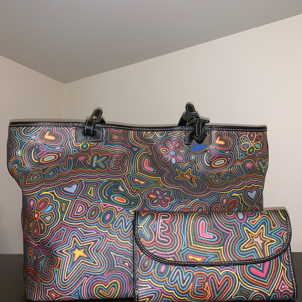Dooney & Bourke Graffiti Black multicolored